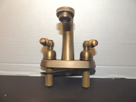 Bronze/Brass Bathroom Vanity Faucet - £44.29 GBP