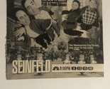 Seinfeld Print Ad Advertisement Jerry Seinfeld Julia Louise Dryfess pa7 - $5.93