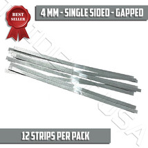 Dental Ortho Stainless Metal Polishing Strips Single Sided 4mm 12 strips / BOX - £8.25 GBP