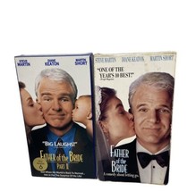 Father of the Bride 1 and 2 VHS Lot Action Comedy Steve Martin Diane Keaton - £5.06 GBP