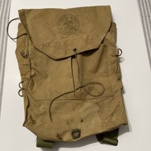 Vintage Boy Scouts of America National Council NYC Canvas Backpack Diamo... - $50.35
