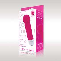 Bodywand mini pocket wand neon pink (net) - £33.30 GBP