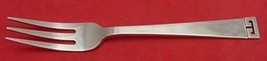 Chinese Key by Allan Adler Sterling Silver Dinner Fork 3-Tine 7 1/2&quot; Modernism - £213.98 GBP