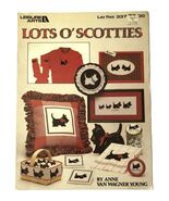 Leisure Arts Lots O&#39; Scotties Dogs 337 Needlework 1984 - $5.95
