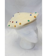 Rhinestone Bee Beret Women&#39;s Hat Size 7-3/4 R - $359.97 MXN