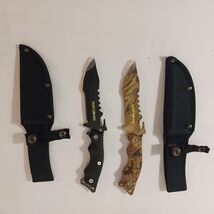 10&quot; Hunt-Down Full Tang Hunting Tactical Survival Sharp Blade Knife With... - $252.97 MXN