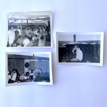 Vintage 1960’s Christmas Party Kiss Under Mistletoe Snapshot Photograph Lot Of 3 - £20.07 GBP