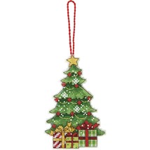 Dimensions Counted Cross Stitch Christmas Tree Ornament Kit, 3&#39;&#39; W x 4.75&#39;&#39; H - $16.99