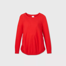Isabel Maternity by Ingrid &amp; Isabel Maternity Pullover Sweater Red Size Large - £7.67 GBP