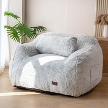 The Maxyoyo Giant Bean Bag Chair With Pillow Is A Large, Adult-Sized Bean Bag - £174.54 GBP