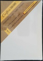 Artist Canvass 5”x7” White Cotton Stretched on Frames for Acrylic Oil Painting - £2.35 GBP