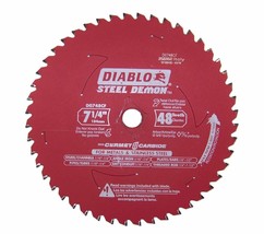 Diablo D0748Cf Steel Demon 7 1/4 Inch 48 Teeth Metal And Stainless Steel... - $38.99