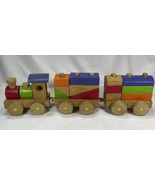 Classic Wooden Train Toddler Or Young Child’s Toy - 20 Wooden Pieces ROL... - €33,83 EUR