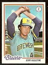 Milwaukee Brewers Jerry Augustine 1978 Topps # 133 Ex - £0.39 GBP