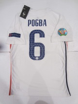 Paul Pogba France Euro 20/21 Match Slim White Away Soccer Jersey 2020-2021 - £94.39 GBP