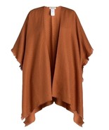 Pioneer Woman Studded Trim Fashion Cover-Up RUANA Layering Piece COGNAC ... - $712.07 MXN