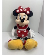 Disney Minnie Mouse Plush 22 Inch With Red Polkadot Dress - $9.50