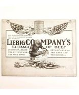 Liebig Co Beef Extract Army Hospital 1899 Advertisement Victorian Milita... - €25,75 EUR