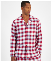 Club Room Men&#39;s Plaid Flannel Pajama Top Shirt Lounge Sleepwear XLarge  ... - $11.83