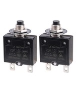 Thermal Circuit Breaker 20 Amps, Thermal Overload Protector L1 Series 12... - $40.74 CAD