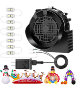 Replacement 1.5A Air Blower Fan for Inflatables, 8 Bright LED Light with... - €25,28 EUR