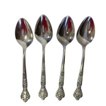 Versailles Dessert Spoon Set of 4 MSI Japan Stainless Silverware Flatwar... - $23.33