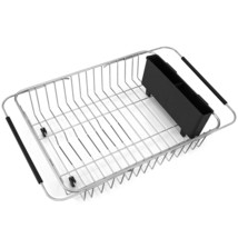 Expandable Dish Drying Rack, Over The Sink Dish Rack, In Sink Or On Coun... - £35.27 GBP