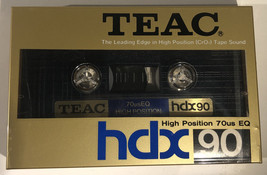 Teac Hdx 90 Type Ii Japan Cassette TAPE-SUPER Rare VINTAGE-BRAND New Sealed - £157.60 GBP