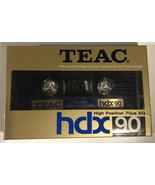 TEAC hdx 90 TYPE II JAPAN CASSETTE TAPE-SUPER RARE VINTAGE-BRAND NEW SEALED - €171,05 EUR
