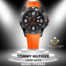 Tommy Hilfiger Herren-Sportuhr 1790985, schwarz ionenplattiert, mit... - £95.83 GBP
