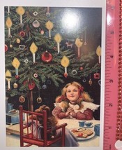 Vintage Style Christmas Holiday Unused Postcard Greeting Card 4x6 - £2.78 GBP