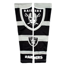 Las Vegas Raiders Logo Only NFL Strong Arm Fan Sleeves Set Of Two - $13.96