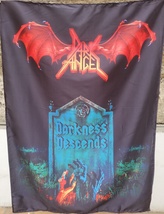 DARK ANGEL Darkness Descends FLAG BANNER CLOTH POSTER CD Thrash Metal - £15.73 GBP