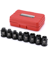 MIXPOWER 8 Pieces 1/2-Inch Drive Pipe Plug Socket Set, SAE, CR-MO, Taper... - $44.68