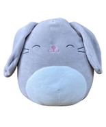 Squishmallows Kellytoy 8&quot; Blake the Bunny Grey Soft Plush Easter Toy Ani... - $19.79