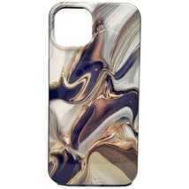 Apple iPhone 13 Case Blue Natural Marble Antimicrobial Protection heyday - $3.95