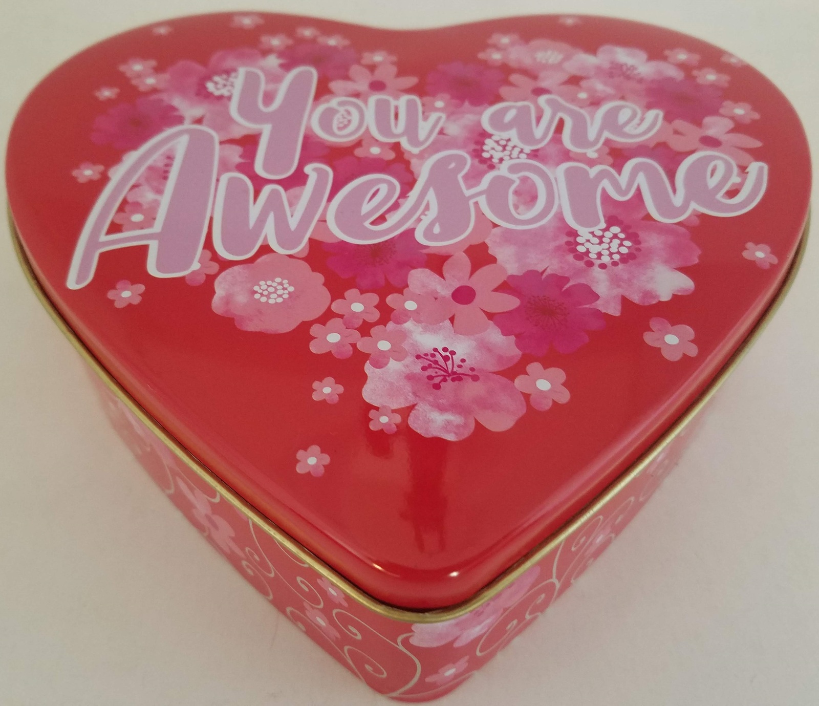 Valentine Heart-Shaped Gift Boxes Metal Nesting You Are Awesome, Select:... - $2.99
