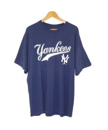 Stitches NY Yankees Baseball Mens XL Short Sleeved T Shirt Navy Blue New... - £16.90 GBP