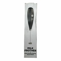 Electric Milk Frother Handheld Whisk - Battery Operated Coffee Frother - £12.61 GBP