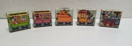 Mickey and Friends 5 Set Train Soap 1oz Avon Punch Out Boxes 1990 Collectible   - $20.40