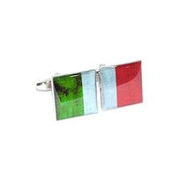 Italian Distressed Split Flag Cufflinks X2BOCS241  - £21.28 GBP