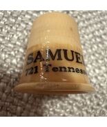 OLD VINTAGE PLASTIC ADVERTISEMENT SEWING THIMBLE Samuel’s Furniture, Val... - $183.20 MXN OLD VINTAGE PLASTIC ADVERTISEMENT SEWING THIMBLE Samuel’s Furniture, Val... - $183.20 MXN