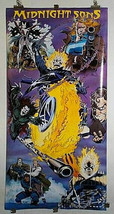 Vintage 1992 Ghost Rider door poster: 5 by 2 1/2 foot Marvel Comics 60x30 pin-up - £151.85 GBP