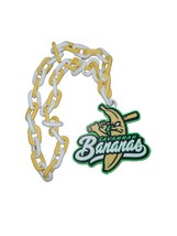 Savannah Bananas Baseball Fan Rally Hype Chain Necklace Pendant 90 Day G... - $27.62