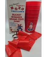 Bozo Vintage Larry Harmon&#39;s BOZO Clown Bucket Bonanza Grand Prize Game 2005 - $33.29 CAD