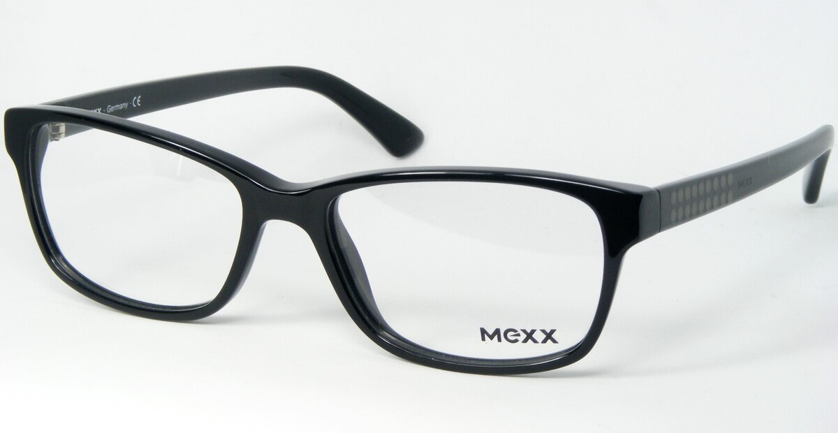 MEXX Mod. 5381 300 Occhiali Neri Lucidi Montatura 50-15-140mm Germania - $74.24