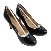 Circa Joan &amp; David Luxe Shoes Womens 7.5 M Black Shiny Platform Stiletto... - £16.26 GBP