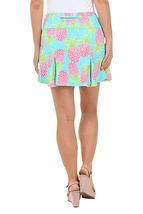 NWT G LIFESTYLE PINEAPPLE GROVE TURQUOISE GOLF FLOUNCE GODET SKORT S M L XL image 2