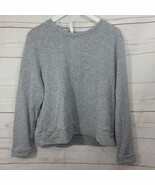 Cable &amp; Gauge Women&#39;s Gray Sparkle Sweatshirt Size XL NWT - $33.85 CAD