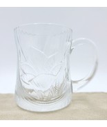 Vintage Arcoroc Canterbury Crocus Clear Glass Coffee Mug / Cup - France  - £5.53 GBP